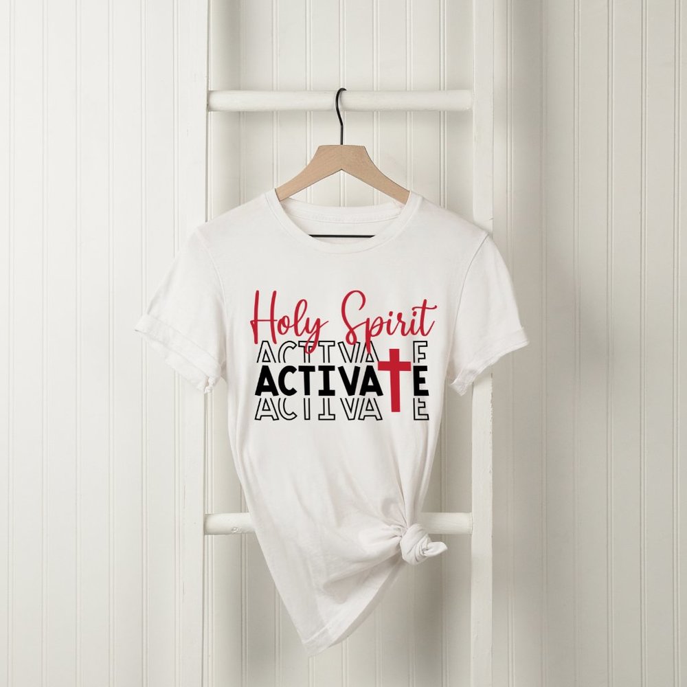 HOLY SPIRIT ACTIVATE GRAPHIC TEE